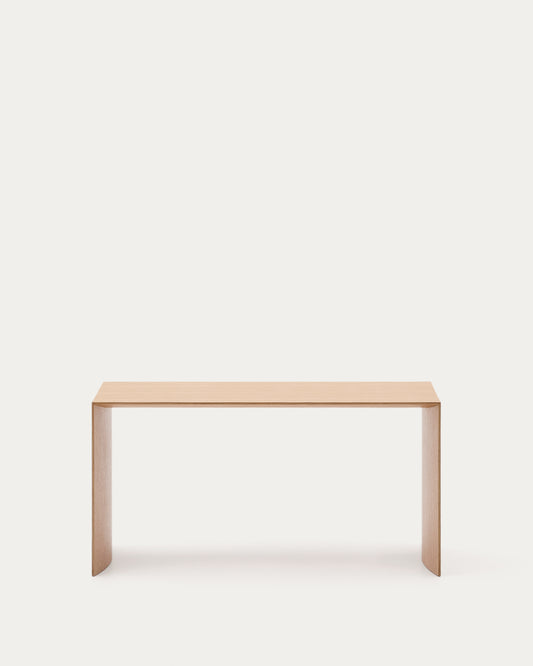 Tavolino salotto Litto impiallacciatura in rovere 90 x 45 cm