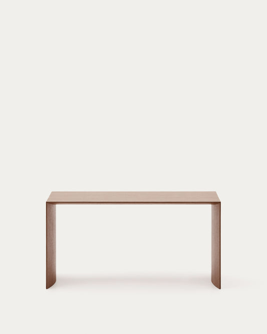 Tavolino salotto Litto impiallacciatura in noce 90 x 45 cm