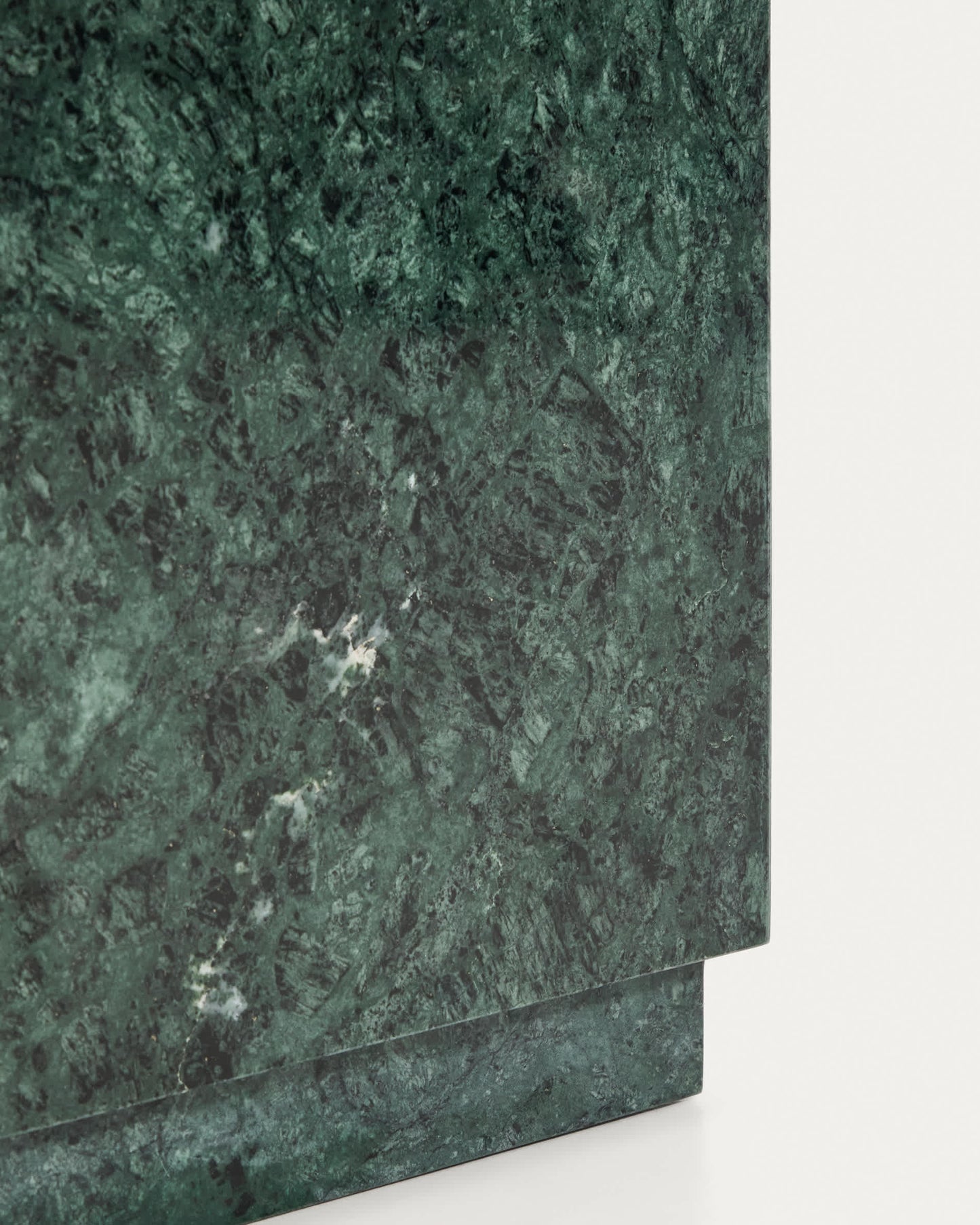 Tavolino da appoggio Sorein in marmo verde 50 x 50 cm