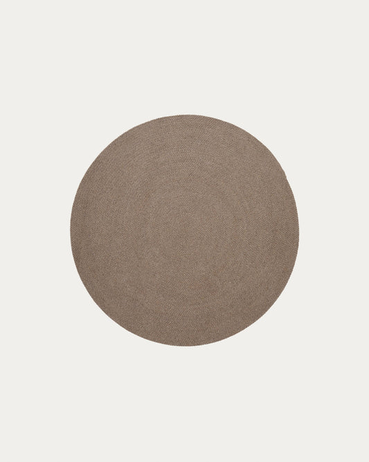 Tappeto Despas in fibre sintetiche beige Ø150 cm