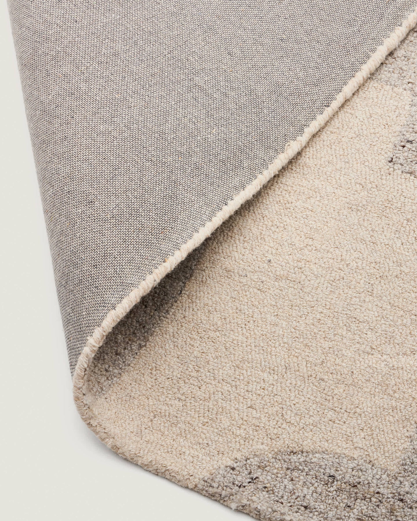 Tappeto Norela in misto lana jacquard grigio 300 x 200 cm