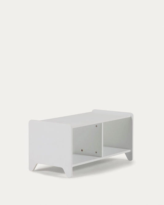Mobile contenitore Nunila in MDF bianco 78 cm