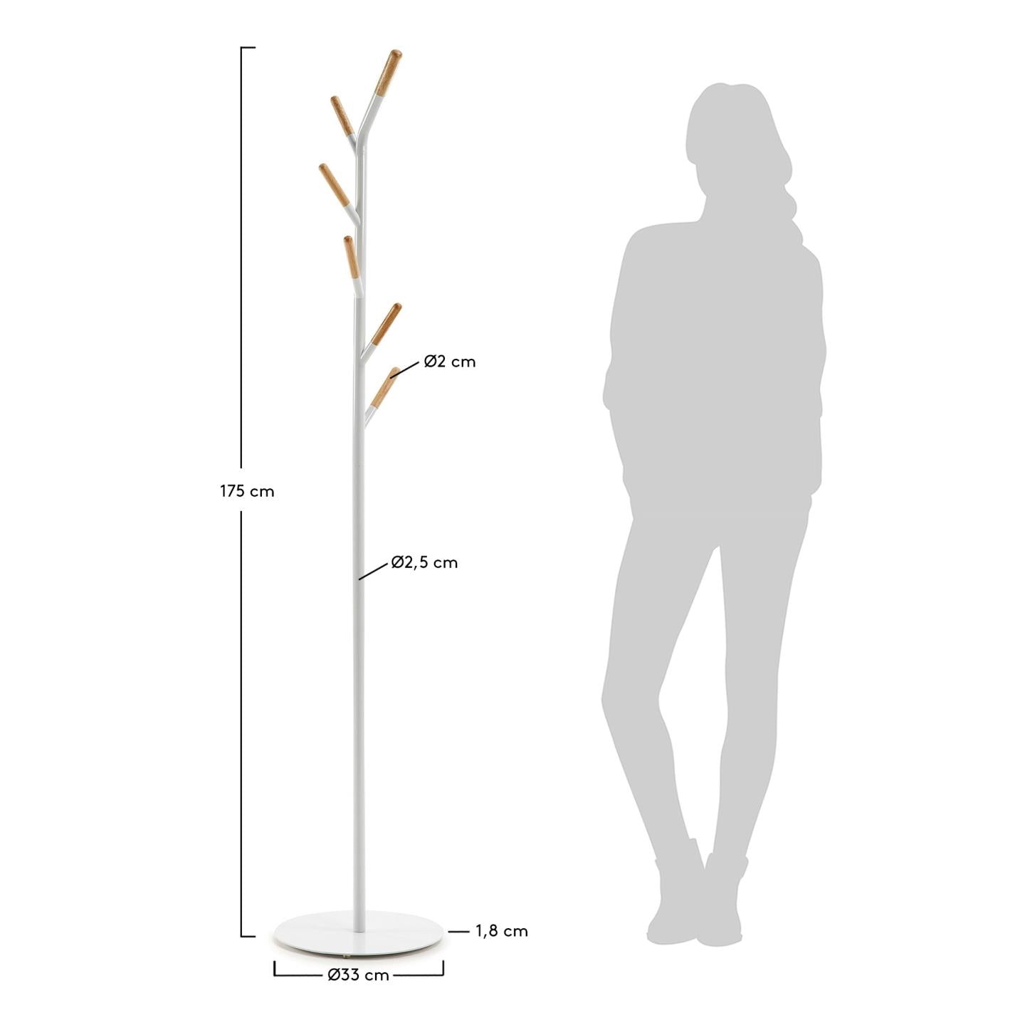 Attaccapanni Nerb 175 cm