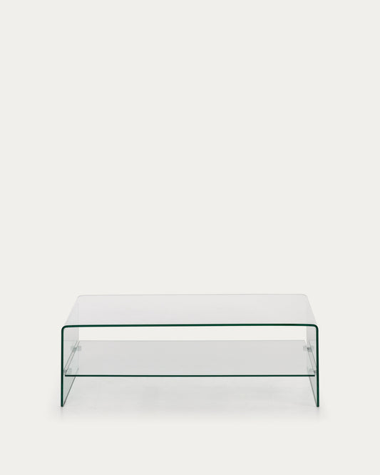 Tavolino in vetro Burano 110 x 55 cm