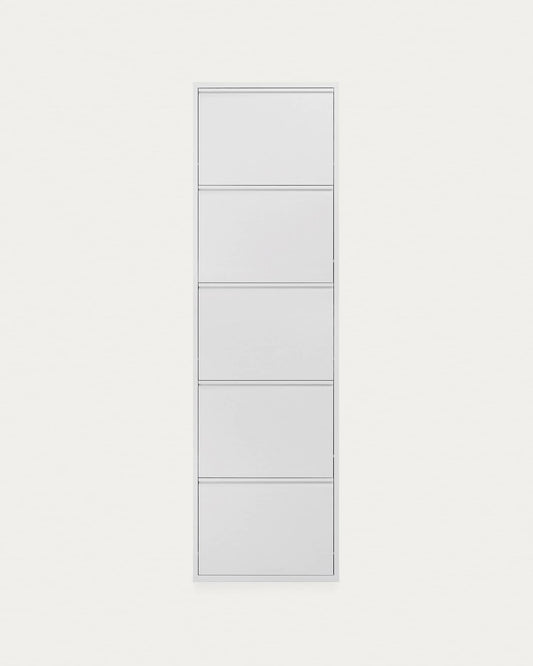 Scarpiera Ode 50 x 168,5 cm 5 ante bianco