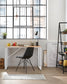 Scrivania rettangolare Talbot 120 x 60 cm bianco