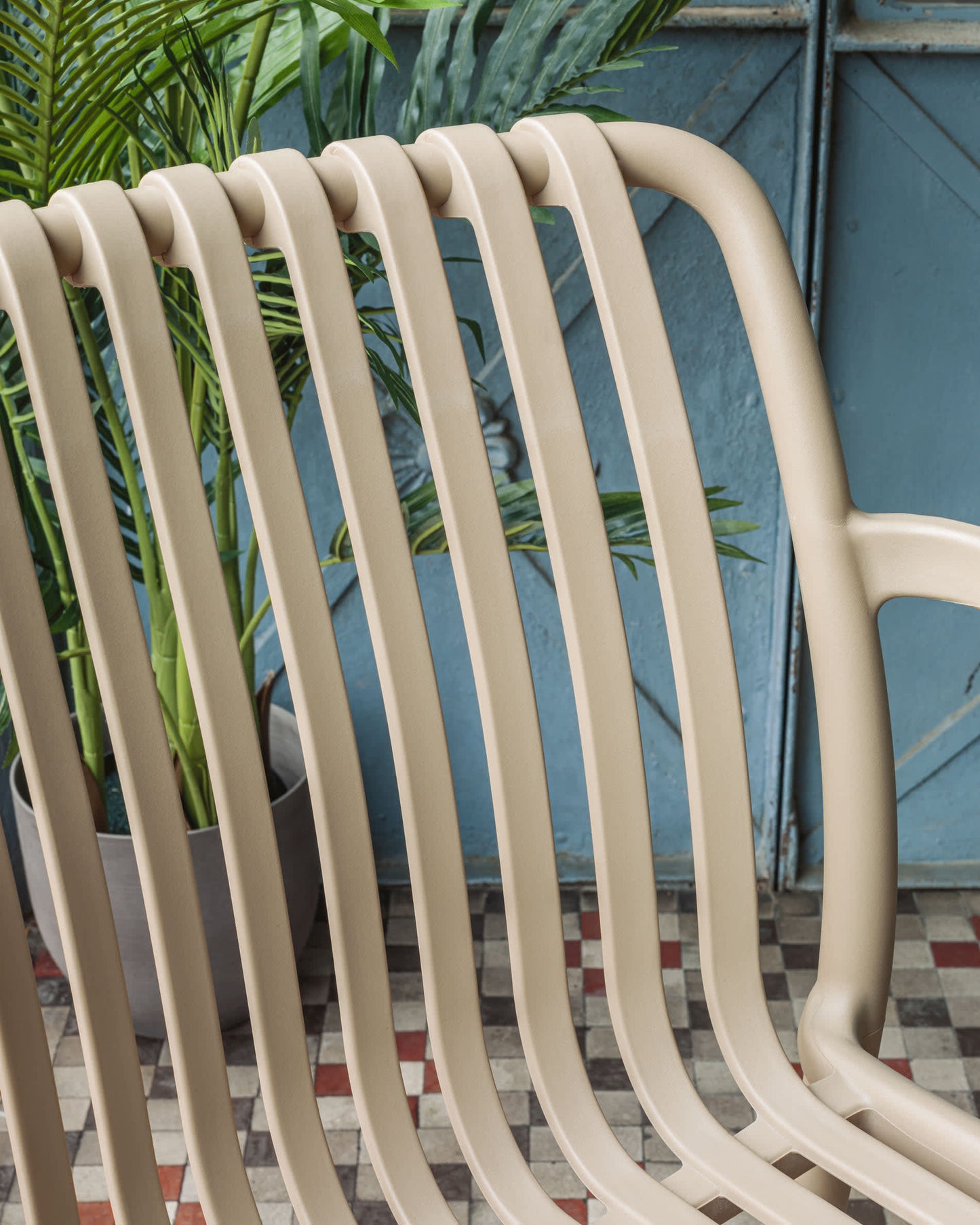 Sedia da esterno Isabellini beige