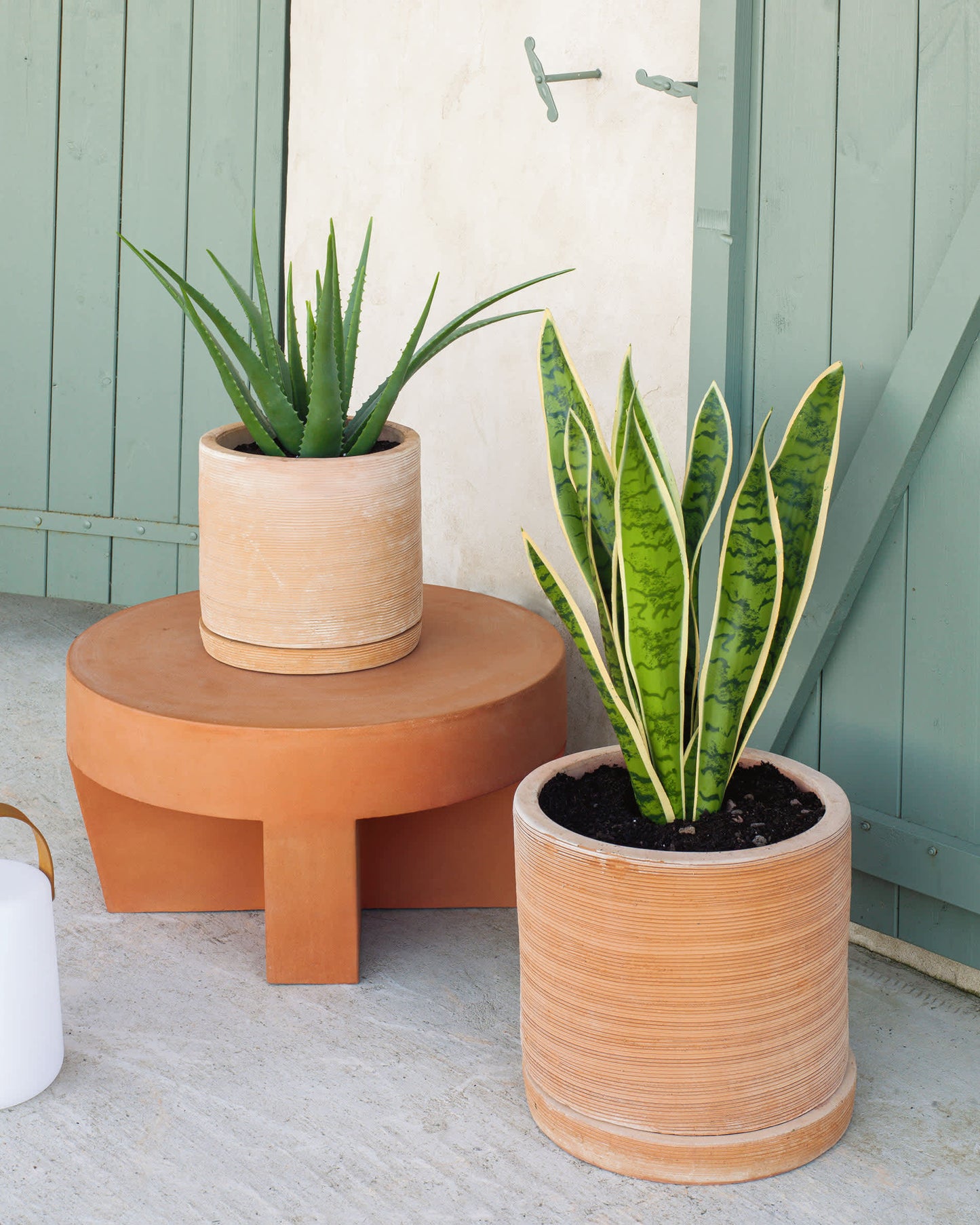 Tavolino Vilena terracotta Ø 60 cm