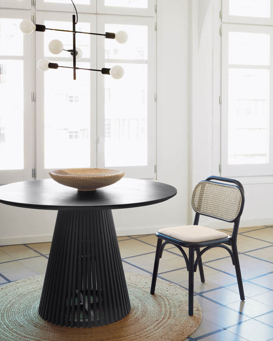 Tavolo Jeanette Ø 120 cm nero