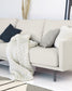 Divano Galene 4 posti beige 334 cm