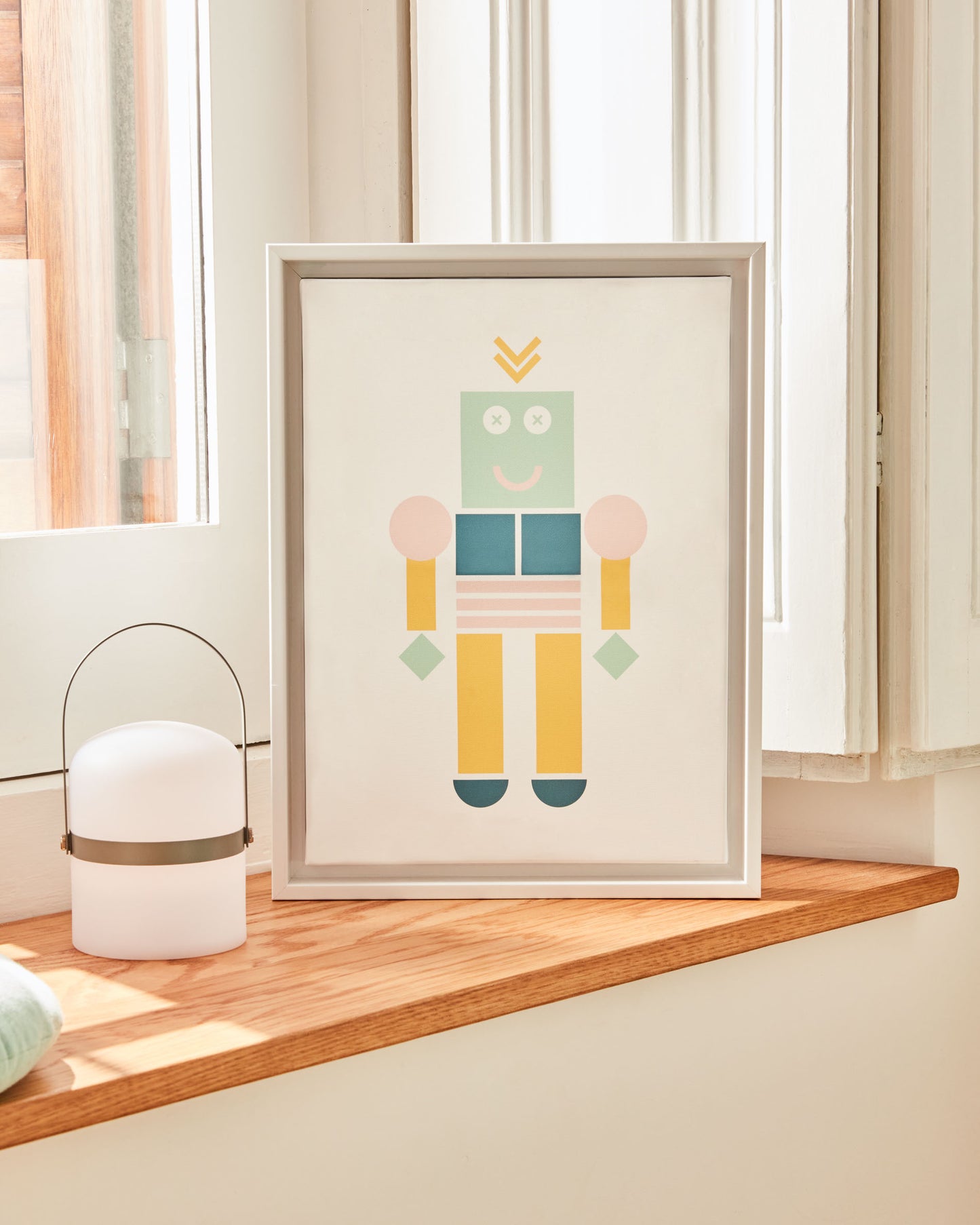 Lampada da tavolo Mini Ridley LED grigia