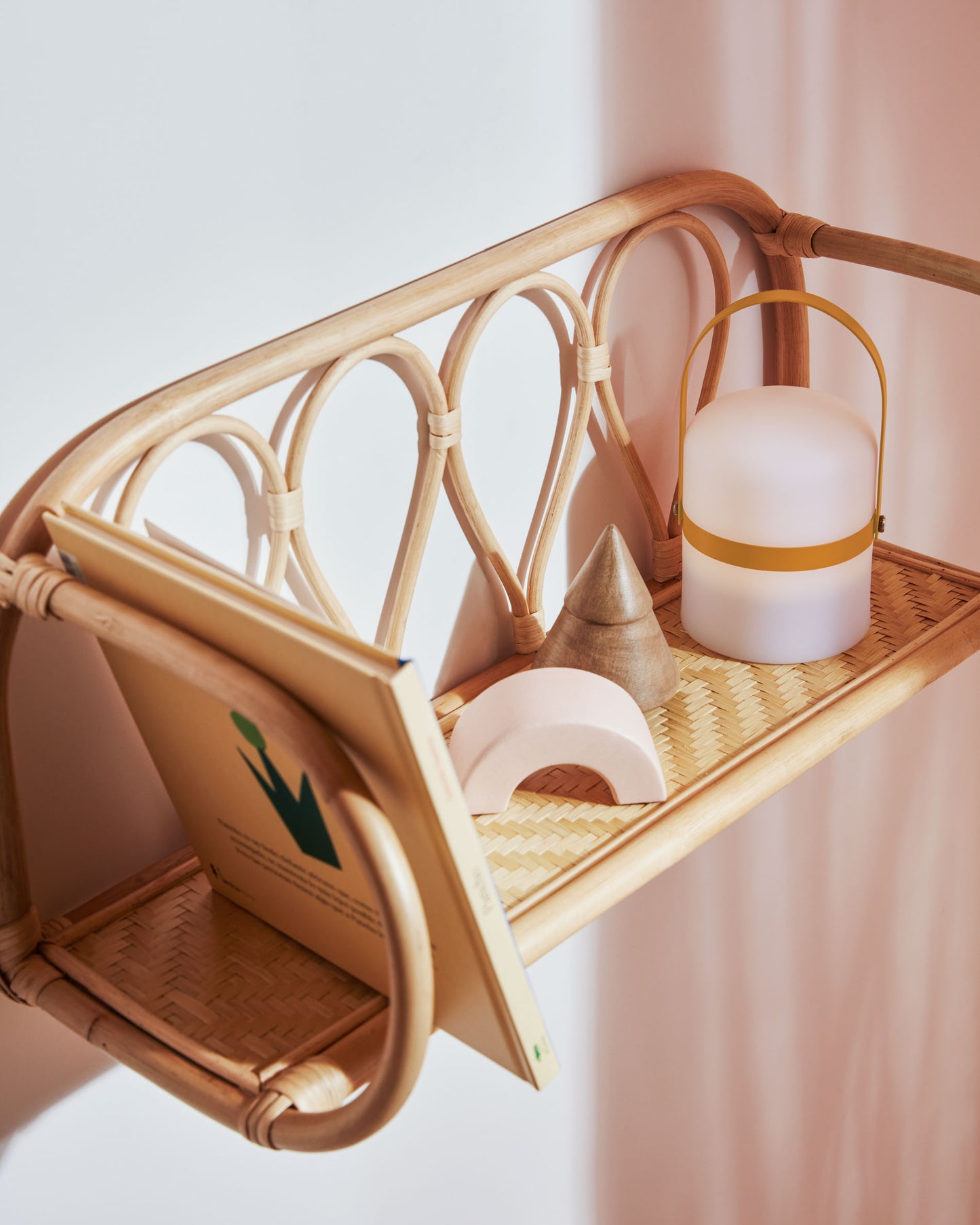 Lampada da tavolo LED Mini Ridley senape