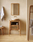 Lavabo Delina terrazzo bianco Ø 40 cm