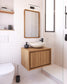Mobile da bagno Taciana in legno massello di teak 60 x 40 m
