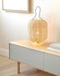 Mobile TV Anielle 2 ante in legno massello e impiallacciato frassino 180 x 41 cm