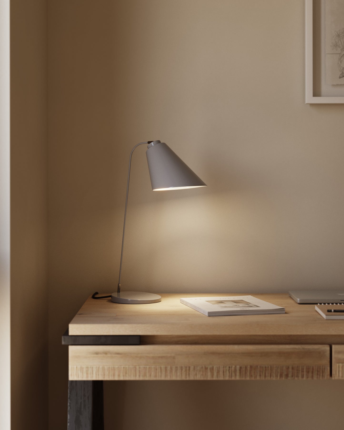 Lampada da tavolo Tipir grigio