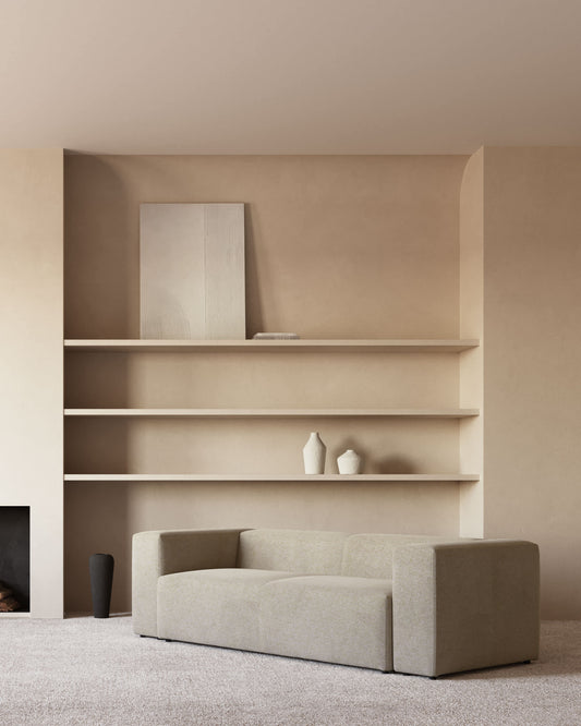 Divano Blok 3 posti beige 240 cm