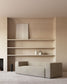 Divano Blok 3 posti beige 240 cm