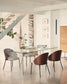 Tavolo Burano in vetro 180 x 90 cm