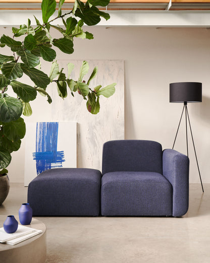 Divano modulare Neom 1 posto blu 169 cm
