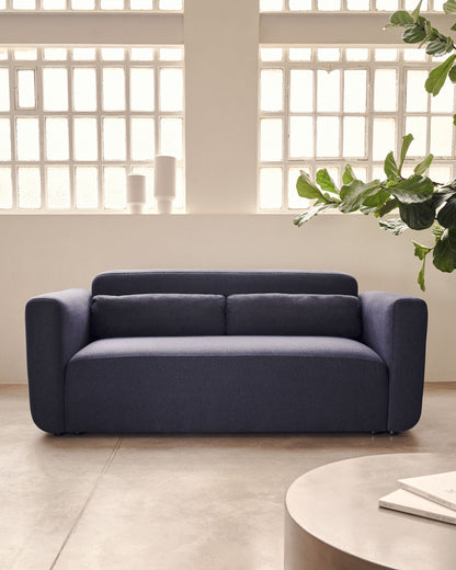Divano modulare Neom 2 posti blu 188 cm