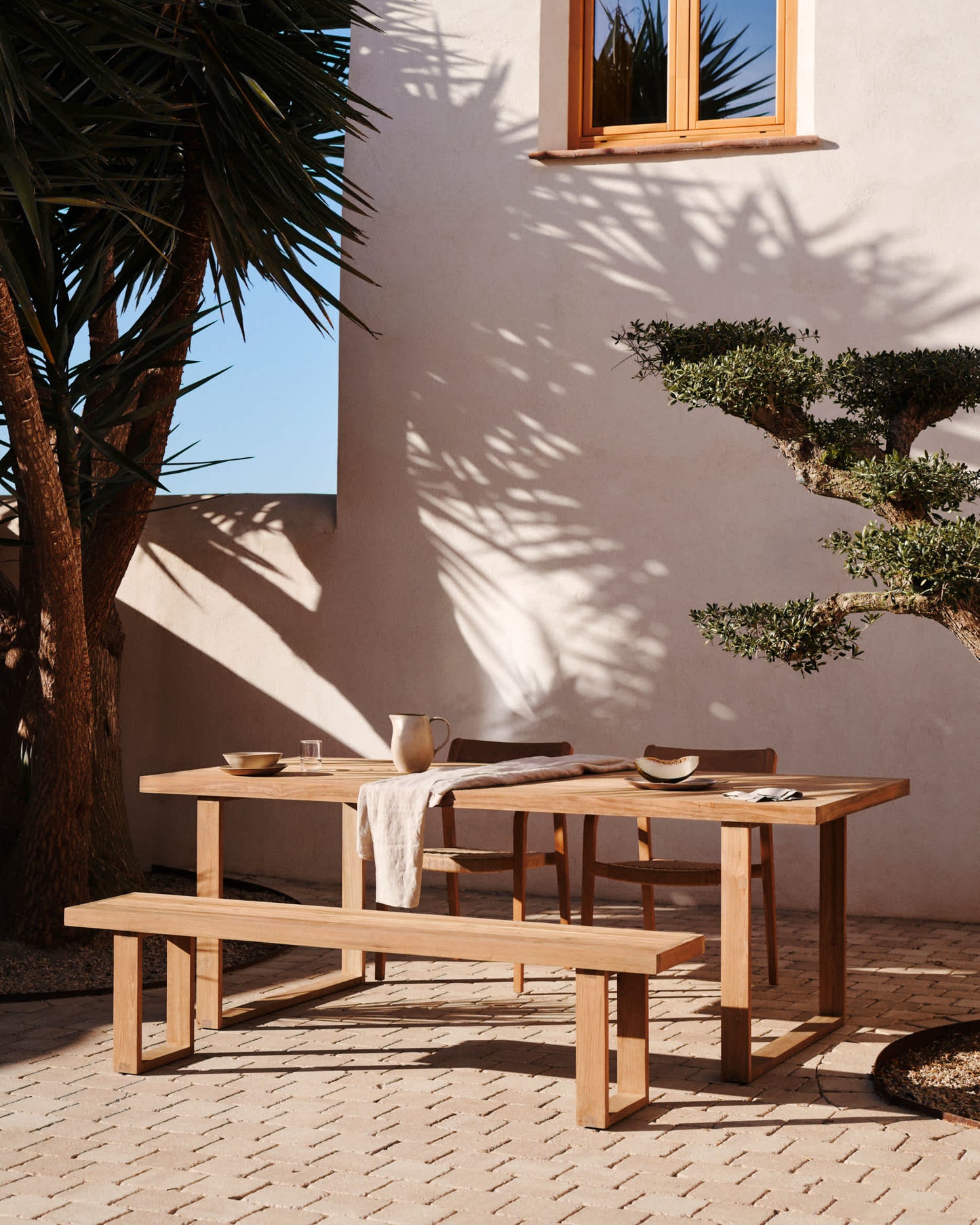 Tavolo Canadell outdoor in legno massiccio di teak riciclato 220 x 100 cm