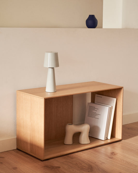 Modulo libreria medio Litto impiallacciato rovere 67 x 38 cm