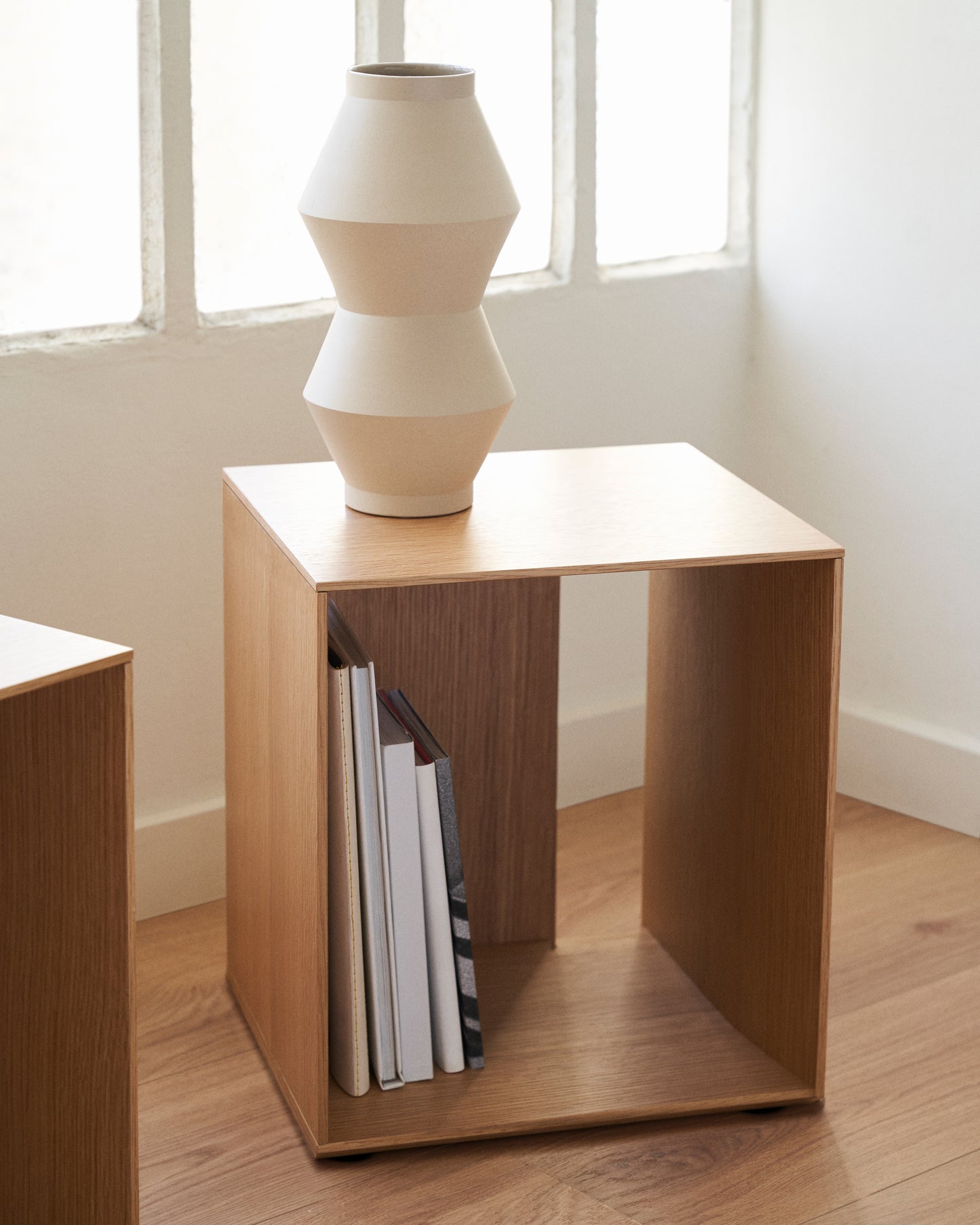 Modulo libreria piccolo Litto impiallacciato noce 34 x 38 cm