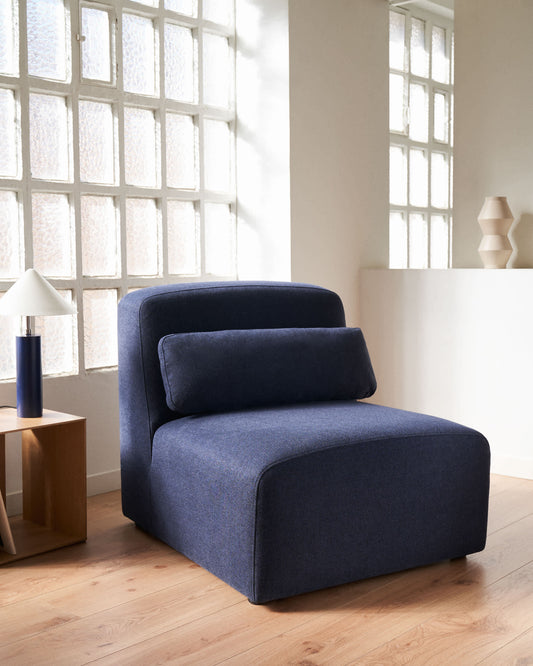 Modulo di seduta Neom blu 75 cm