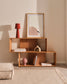 Set Litto di 2 ripiani modulari impiallacciati rovere 101 x 76 cm