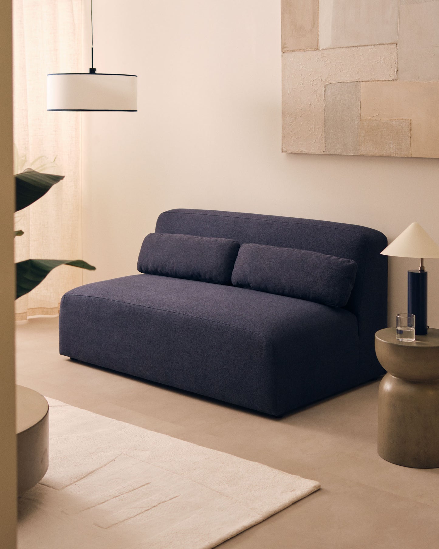 Modulo Neom 2 posti blu 150 cm