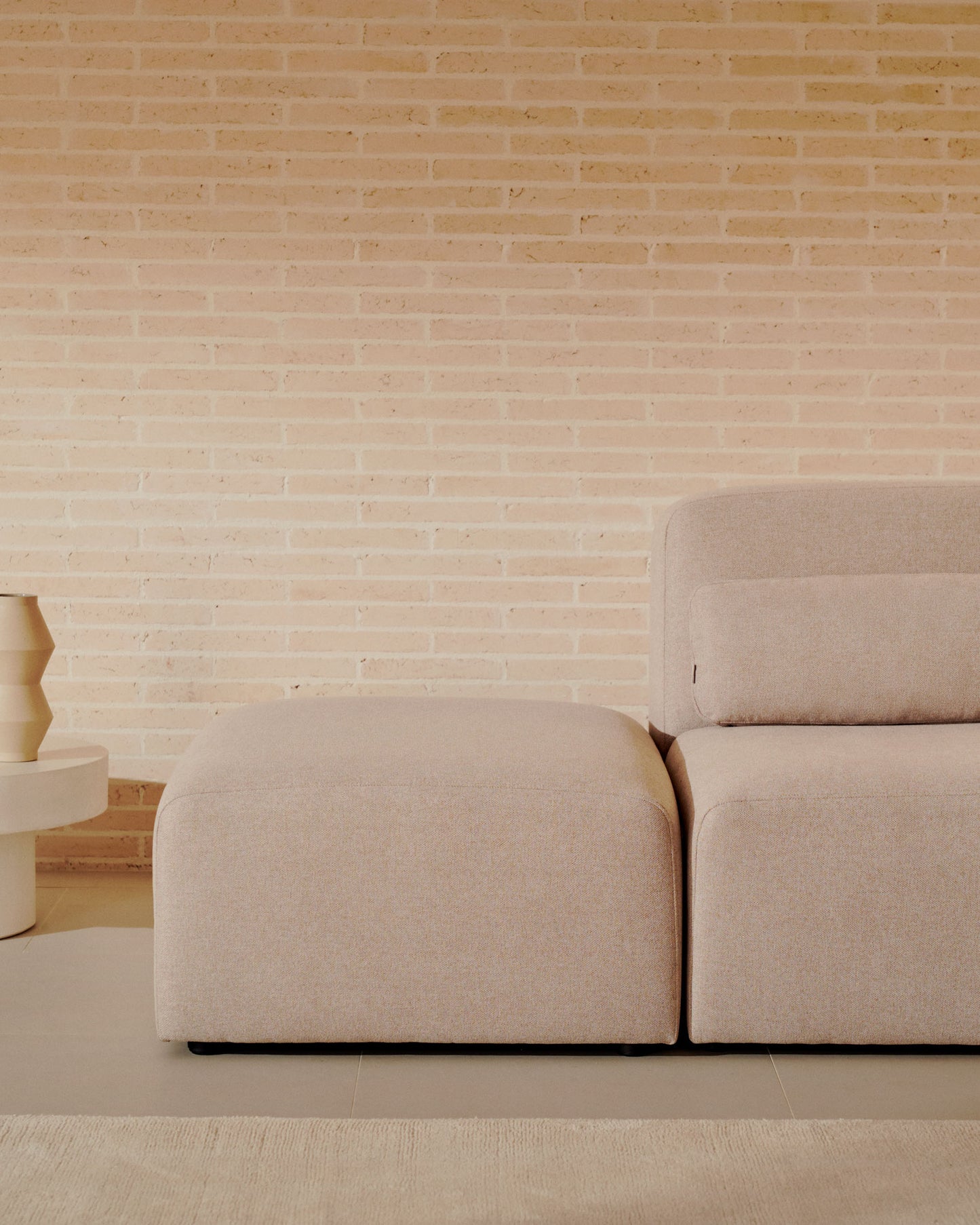 Divano modulare Neom 1 posto beige 169 cm