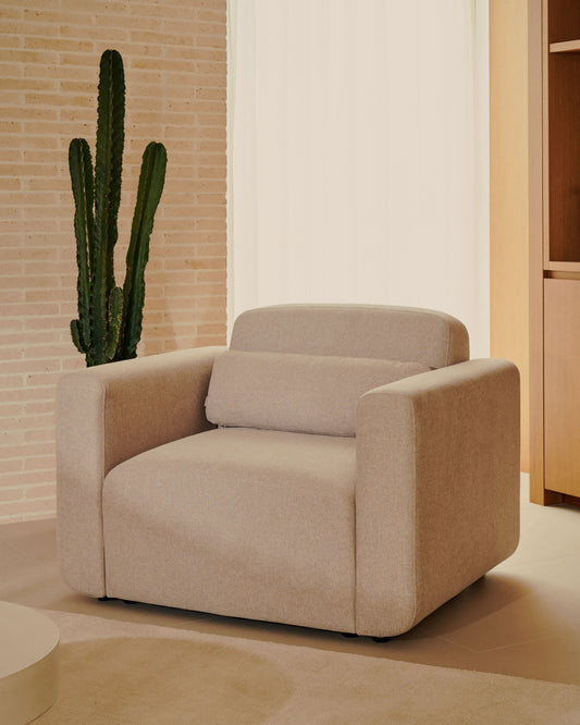 Poltrona modulare Neom beige
