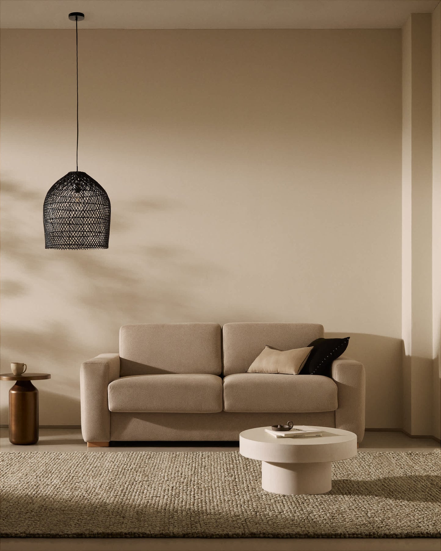 Tappeto Lubrin in lana grigio 200 x 300 cm