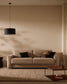 Divano letto Anley 4 posti beige 244 cm