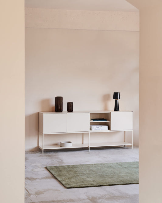 Credenza Vedrana 3 ante laccato bianco 195 x 80 cm