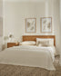 Letto Lenon in legno e rovere impiallacciato per materasso 180 x 200 cm FSC MIX Credit