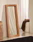 Specchio Maden di legno con finitura naturale 50 x 120 cm