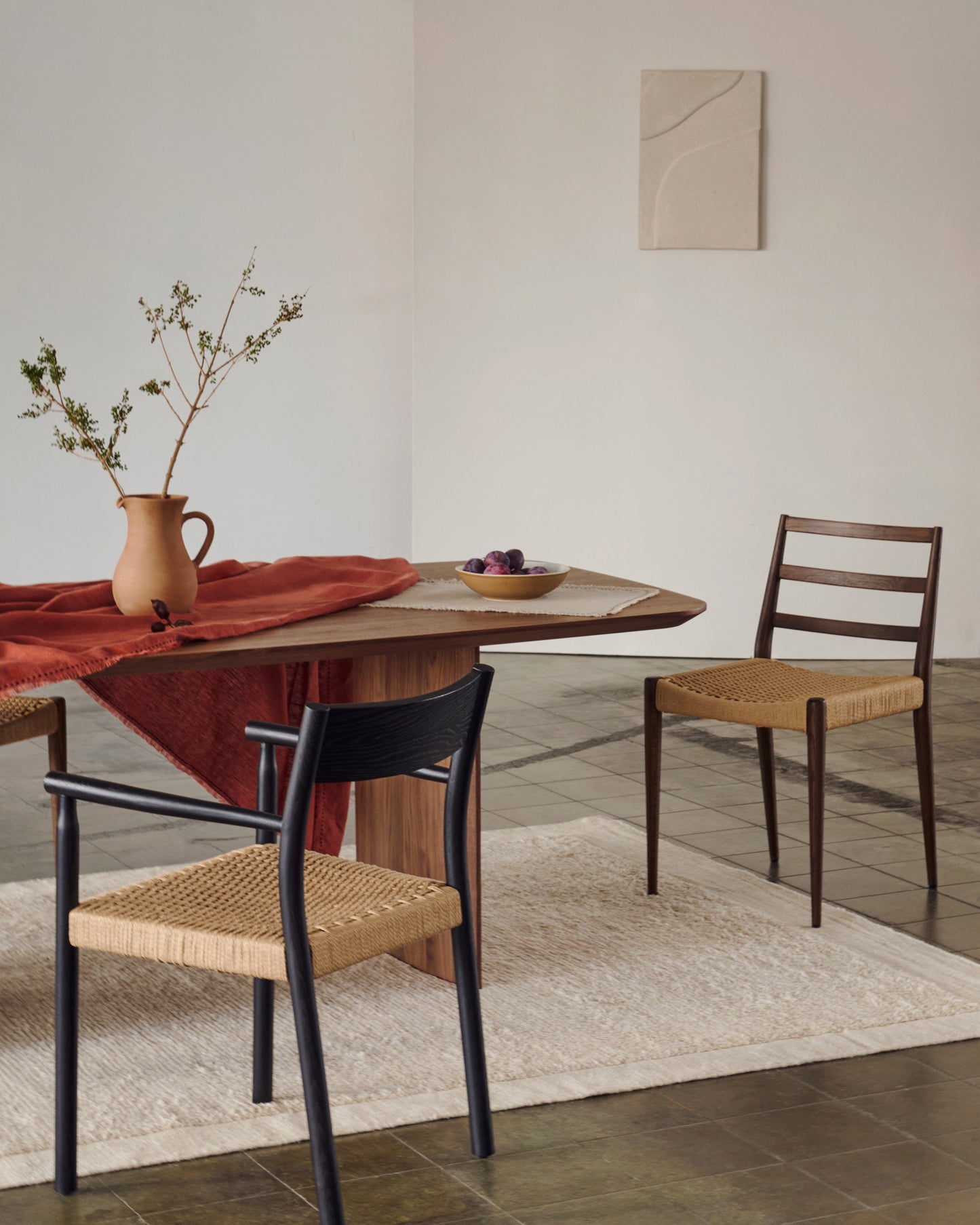 Tavolo Litto con impiallacciatura di noce 240 x 100 cm