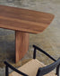 Tavolo Litto con impiallacciatura di noce 200 x 100 cm