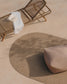 Tappeto ovale Rodhe 100% PET beige 160 x 230 cm