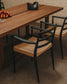Tavolo Sashi in legno massiccio di teak 220 x 100 cm