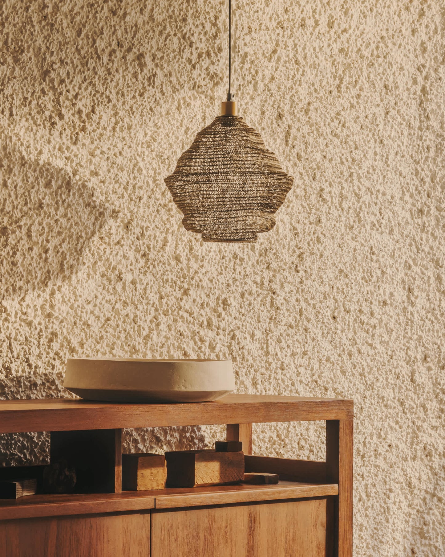 Lampada da soffitto Sarraco in metallo dorato Ø 30 cm