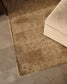 Tappeto Susi in lana e viscosa di bambù verde 160 x 230 cm