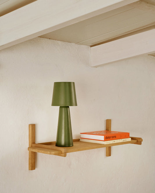 Scaffalatura modulare Sitra 1 mensola legno massiccio di rovere naturale 90 cm