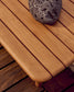 Tavolino da salotto Turqueta in legno massiccio di teak 70 x 70 cm