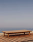 Tavolino da salotto Turqueta in legno massiccio di teak 140 x 70 cm