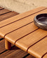 Tavolino da salotto Turqueta in legno massiccio di teak 140 x 70 cm