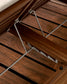 Lettino doppio Turqueta in legno massiccio di teak