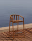 Sgabello da esterno Turqueta in legno massiccio di teak FSC al 100%, altezza 65 cm